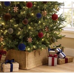 Basket Woven Christmas Tree Collar - Threshold™ designed with Studio McGee NEW